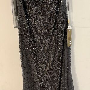 Mother of the bride dress charcoal